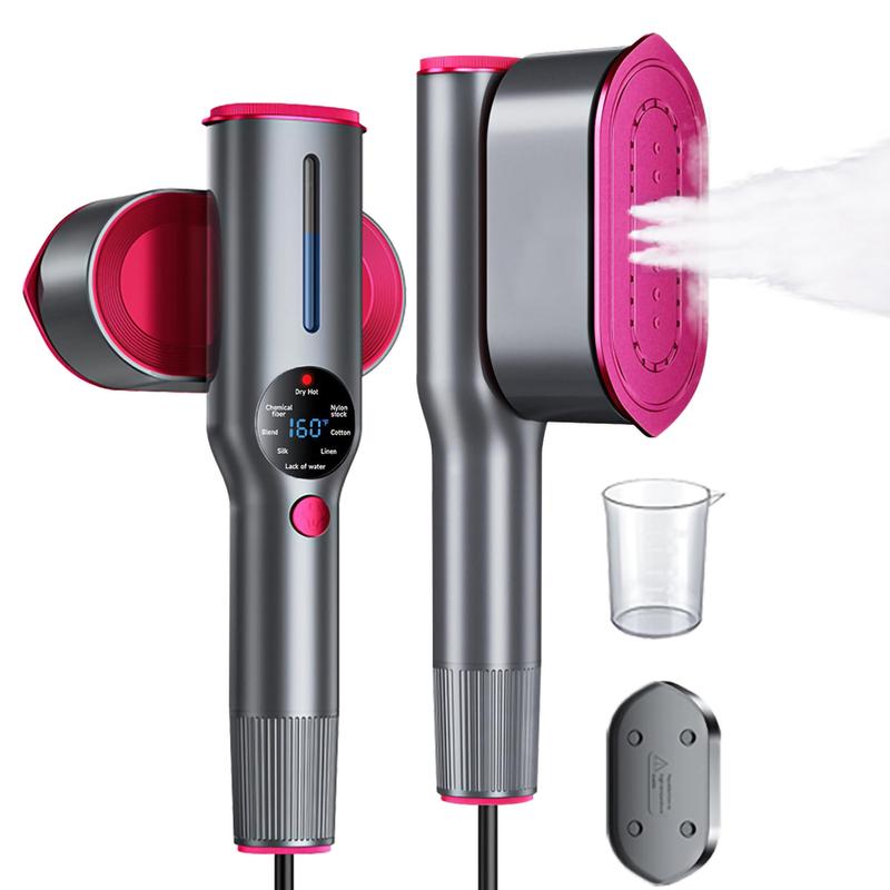 Dr.Flash Garment Steamer for Clothes, Portable Travel Clothing Steamer Iron, 7 Mode with LCD Display, 5S Fast Heating, 90° Swivel Handle, New Year Gift