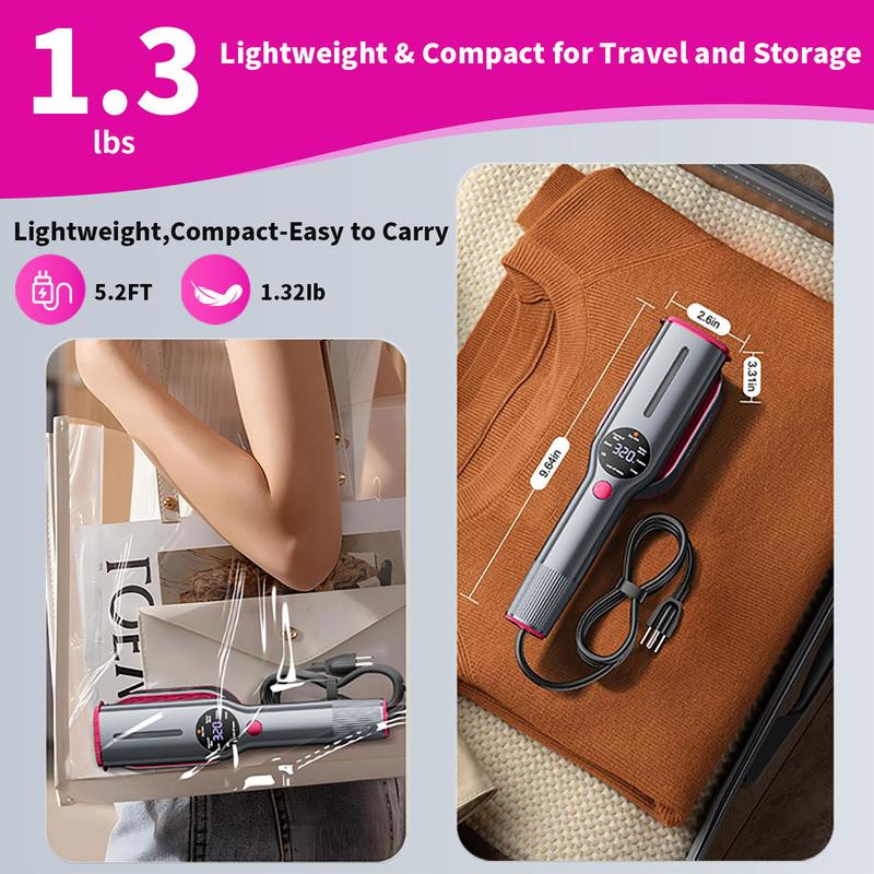 Dr.Flash Garment Steamer for Clothes, Portable Travel Clothing Steamer Iron, 7 Mode with LCD Display, 5S Fast Heating, 90° Swivel Handle, New Year Gift